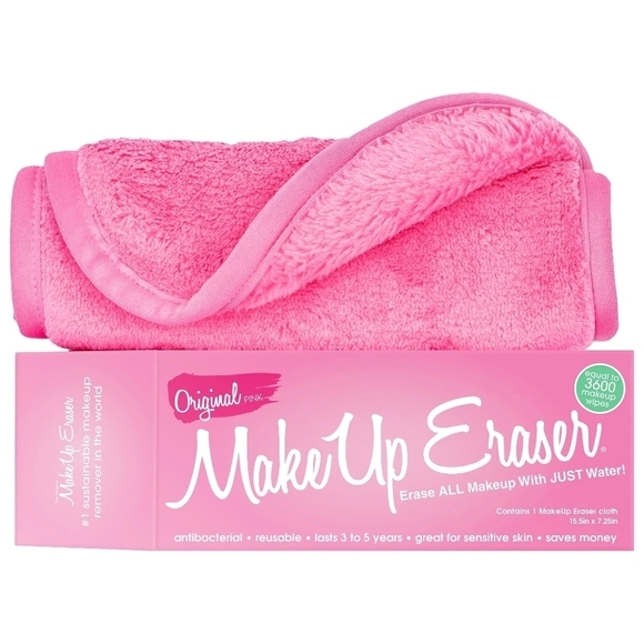 MAKEUP ERASER The‎ Original Makeup Remover Cloth Pink Antibacterial Sensitive - Picture 3 of 10